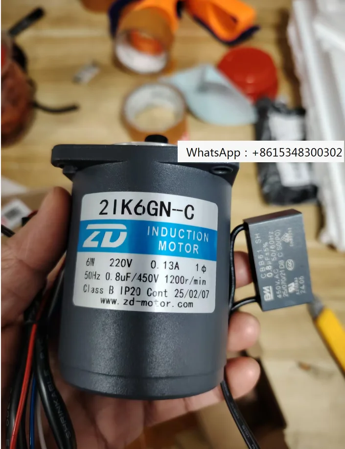 1 шт. 2IK6GN-C, двигатель переменного тока ZD Zhongda, без коробки передач
1 шт. 2IK6GN-C, двигатель переменного тока ZD Zhongda, без коробки передач