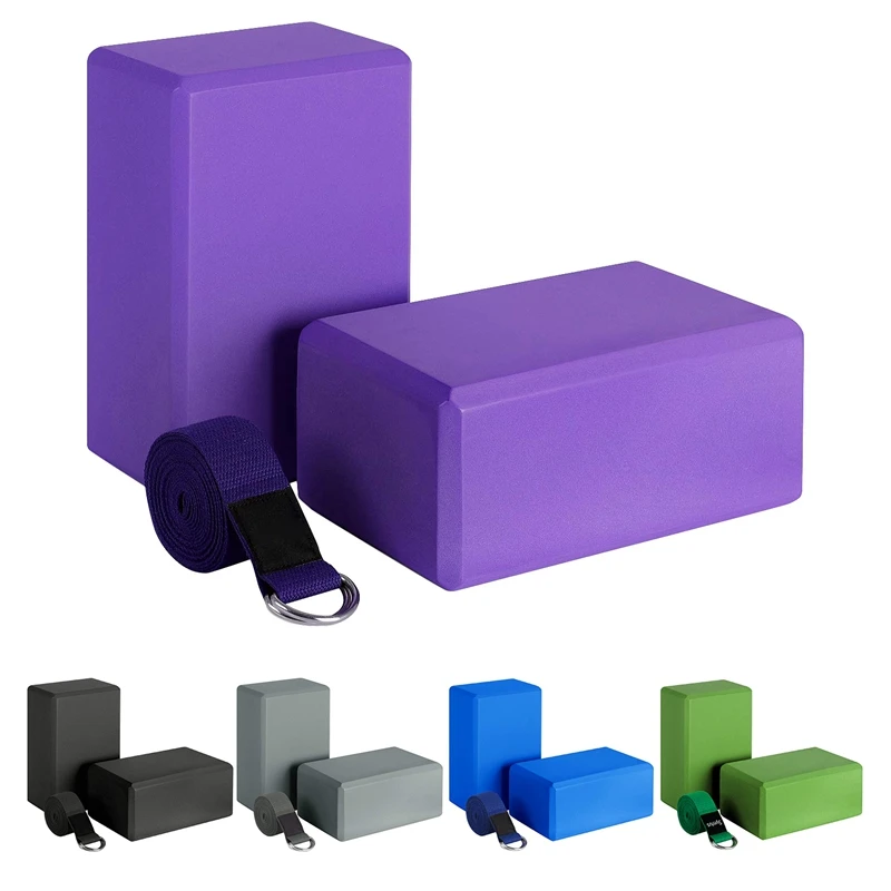 ABVH-Yoga Block And Yoga Strap Set EVA Foam Soft Non-Slip Yoga Blocks Universal Pilates Stretching And Toning Workouts
ABVH-Yoga Block And Yoga Strap Set EVA Foam Soft Non-Slip Yoga Blocks Universal Pilates Stretching And Toning Workouts