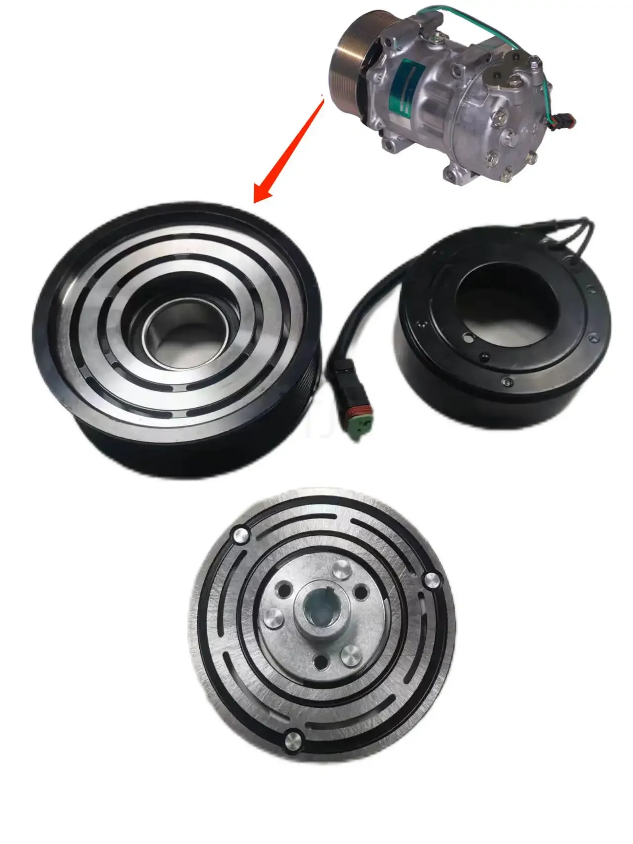 Suitable for SCANIA Truck Air -Conditioning Compressor Belt Clutch Fixes 10pk OEM 2492746 2492745 1940016 1940017 2564093
Suitable for SCANIA Truck Air -Conditioning Compressor Belt Clutch Fixes 10pk OEM 2492746 2492745 1940016 1940017 2564093