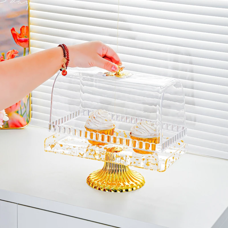 Ins - Style Cake Plate with High - Legged Tray, Covered Pastry Display Stand, Decoration for Table Setting and Photo Prop
Ins - Style Cake Plate with High - Legged Tray, Covered Pastry Display Stand, Decoration for Table Setting and Photo Prop