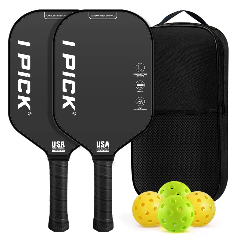 Carbon fiber T700 pickleball racket set for beginner training
Carbon fiber T700 pickleball racket set for beginner training