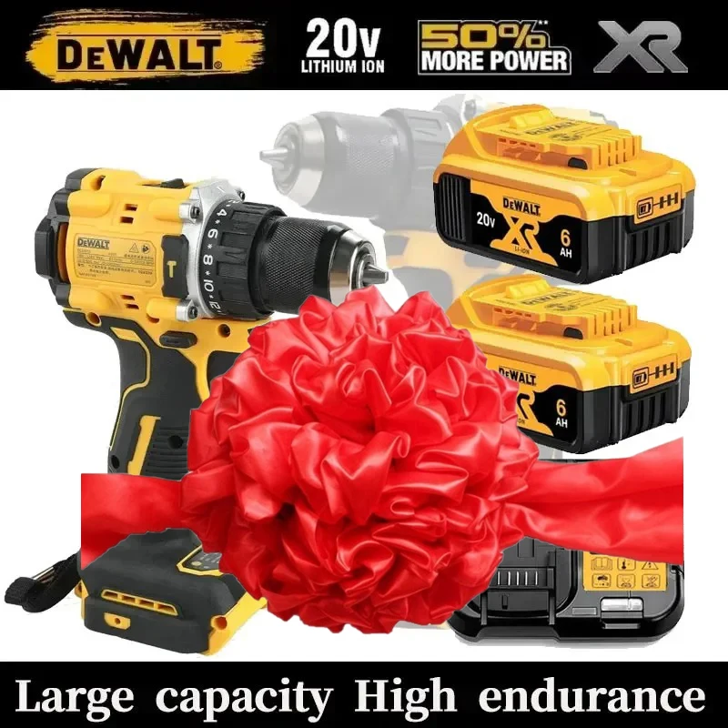 100%Original DEWALT 6.0 Lithium Battery 20V Rechargeable Brushless Compact Electric Screwdriver Hand Drill Impact Drill DCD805
100%Original DEWALT 6.0 Lithium Battery 20V Rechargeable Brushless Compact Electric Screwdriver Hand Drill Impact Drill DCD805