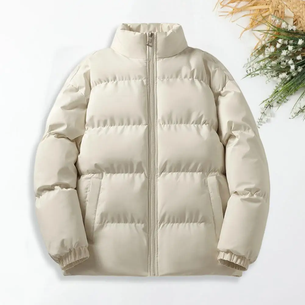 Women Winter Cotton Coat Thick Padded Warm Cold Resistant Unisex Cotton Coat Stand Collar Neck Protection Unisex Outdoor Coat
Women Winter Cotton Coat Thick Padded Warm Cold Resistant Unisex Cotton Coat Stand Collar Neck Protection Unisex Outdoor Coat