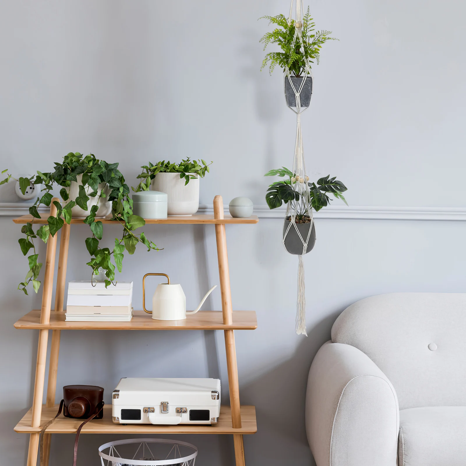 1Set Wall Mount Planter Hanger Hanging Planter Basket for Flower Pot Indoor Outdoor Decorative Plant Holder Cotton Rope Net
1Set Wall Mount Planter Hanger Hanging Planter Basket for Flower Pot Indoor Outdoor Decorative Plant Holder Cotton Rope Net