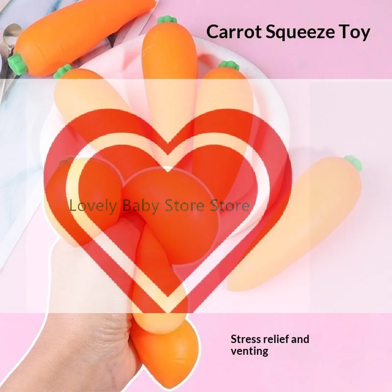 【BS】Carrot Vegetable Stress Toy Sensory Toys Stress Reliefing Pinch Toy Fidget Decompression Sensory Toy For Adult Gift
【BS】Carrot Vegetable Stress Toy Sensory Toys Stress Reliefing Pinch Toy Fidget Decompression Sensory Toy For Adult Gift