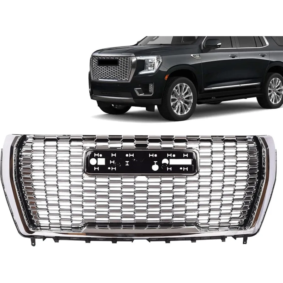 Передняя верхняя решетка капота для моделей GMC Yukon и Yukon XL Denali 20212023, хромированная отделка, улучшенный стиль и внешний вид премиум-класса
Передняя верхняя решетка капота для моделей GMC Yukon и Yukon XL Denali 20212023, хромированная отделка, улучшенный стиль и внешний вид премиум-класса
