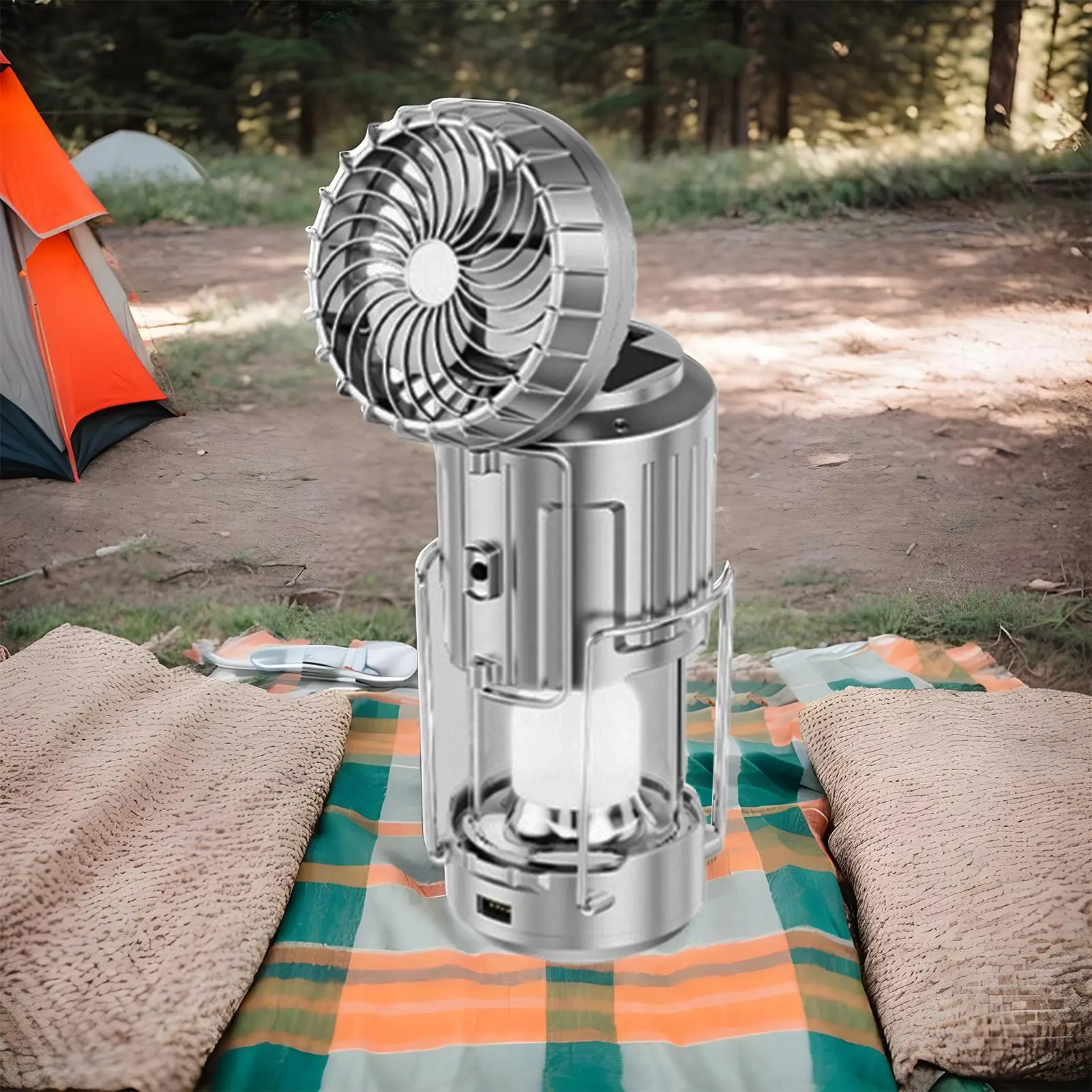Camping Lamp Solar Lantern LED Lights Camping Gear Rechargeable Waterproof Survival Gear Power Bank With Foldable Cooling Fan
Camping Lamp Solar Lantern LED Lights Camping Gear Rechargeable Waterproof Survival Gear Power Bank With Foldable Cooling Fan