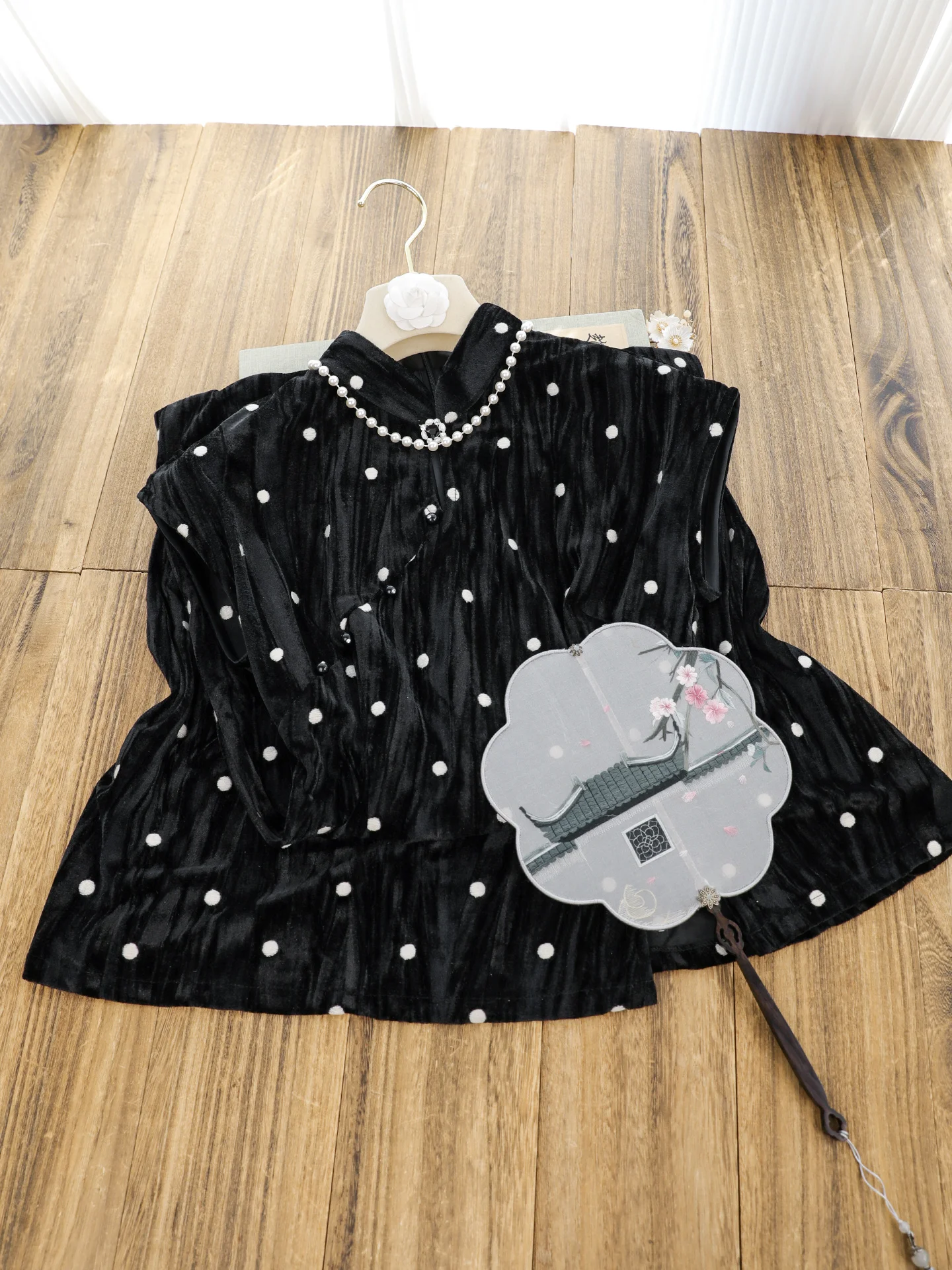 Young Women's Bla Polka Dot Vintage Chinese Sle Long Qipao Dr Slit Daily Wear Comfortable Breathable Polyester Spandex
Young Women's Bla Polka Dot Vintage Chinese Sle Long Qipao Dr Slit Daily Wear Comfortable Breathable Polyester Spandex
