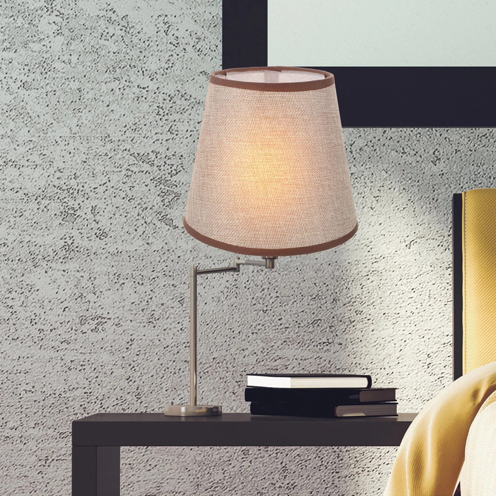 E27 Table Fabric Bedside Shades Living Room Table Lampshade Bedroom Cone Metal Small Drum Replacement
E27 Table Fabric Bedside Shades Living Room Table Lampshade Bedroom Cone Metal Small Drum Replacement