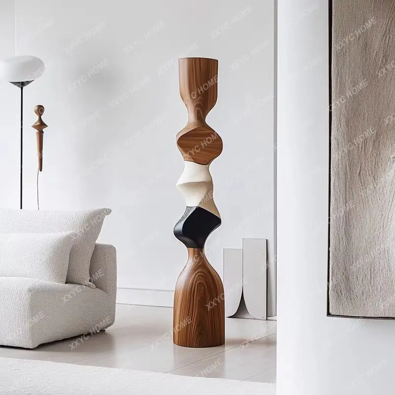 Solid wood sculpture floor-to-ceiling ornament model room clothing store restaurant soft decoration Meichen art
Solid wood sculpture floor-to-ceiling ornament model room clothing store restaurant soft decoration Meichen art