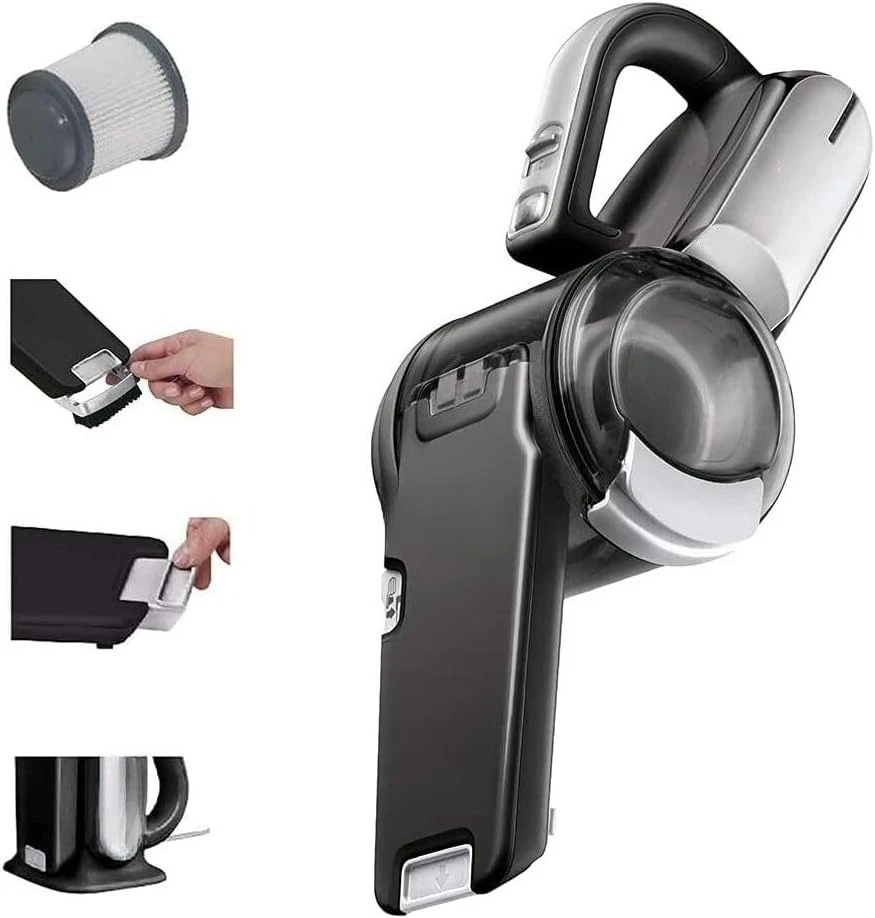 dust buster Handheld Vacuum Cordless, Extendible Crevice Tool and 200 Degree Pivoting Nozzle, Strong Suction, Lightweight
dust buster Handheld Vacuum Cordless, Extendible Crevice Tool and 200 Degree Pivoting Nozzle, Strong Suction, Lightweight