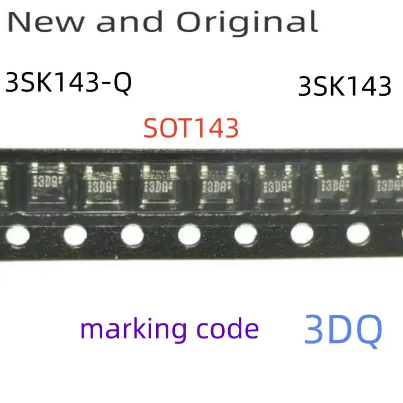3Sk143-Q 3Sk143 Sot143 15V 30Ma Silicon N-Channel 4-Pin Mos Fet Marking Code 3Dq
3Sk143-Q 3Sk143 Sot143 15V 30Ma Silicon N-Channel 4-Pin Mos Fet Marking Code 3Dq