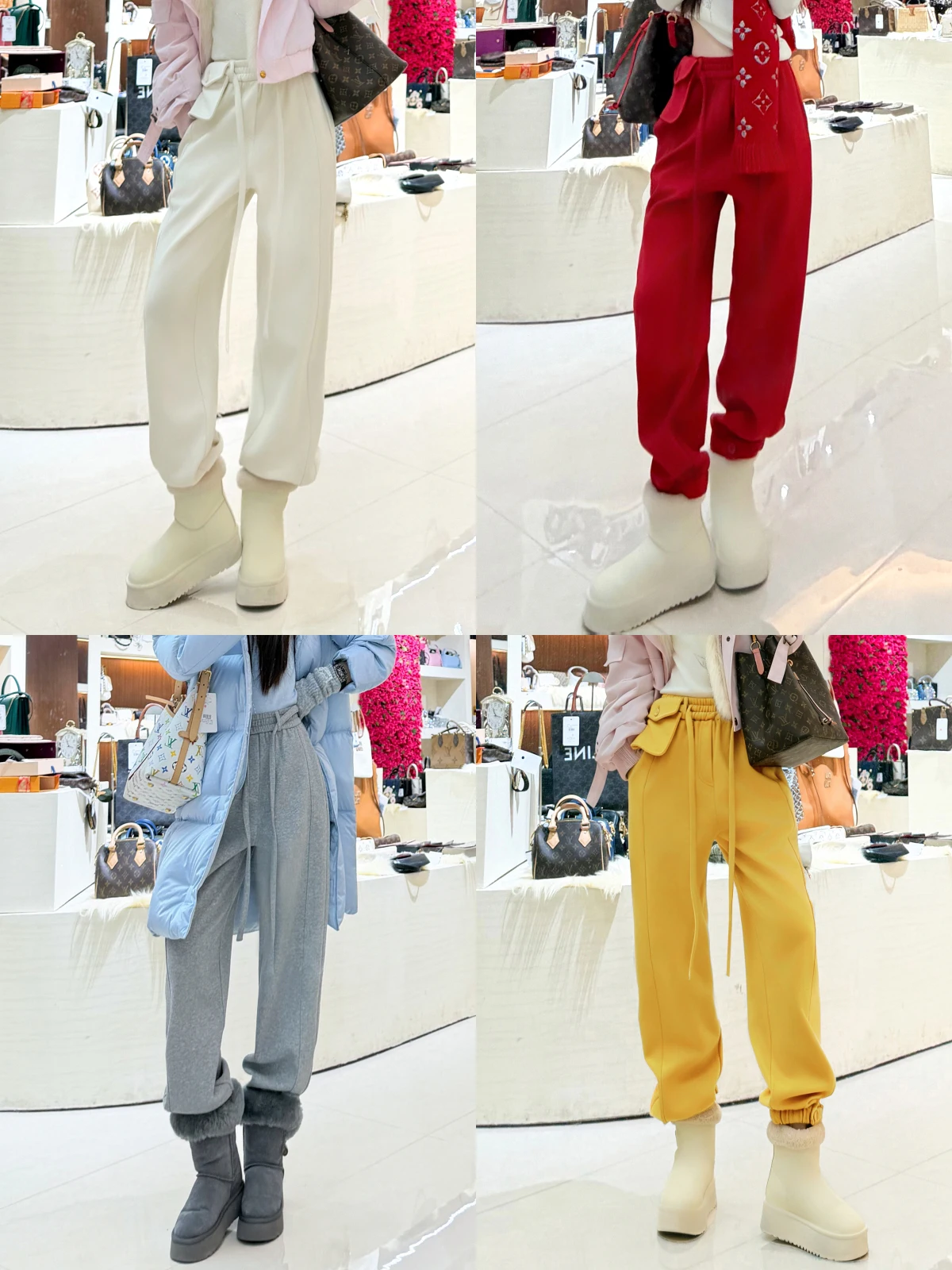 XiaoXiao Yu Cozy Winter Tour Knitted Fleece Lined Casual Pants Elastic Cuffed Loose Fit Ladies Fashion Silk Blend Trousers
XiaoXiao Yu Cozy Winter Tour Knitted Fleece Lined Casual Pants Elastic Cuffed Loose Fit Ladies Fashion Silk Blend Trousers
