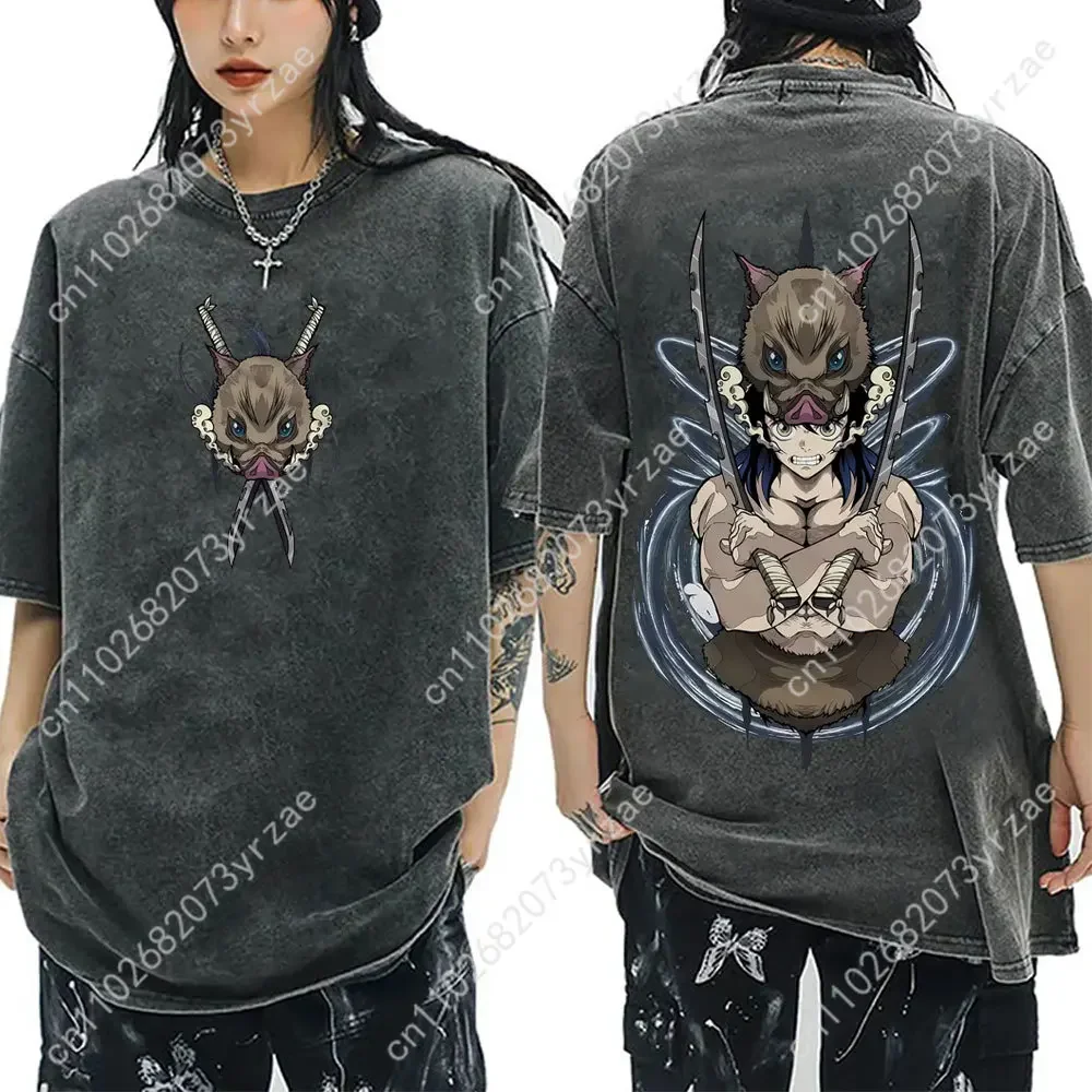 Hashibira Inosuke Retro Tshirt Man Woman High Quality Vintage T Shirt Cotton Short Sleeves Fashion T-shirt Soft Breathable Tops
Hashibira Inosuke Retro Tshirt Man Woman High Quality Vintage T Shirt Cotton Short Sleeves Fashion T-shirt Soft Breathable Tops