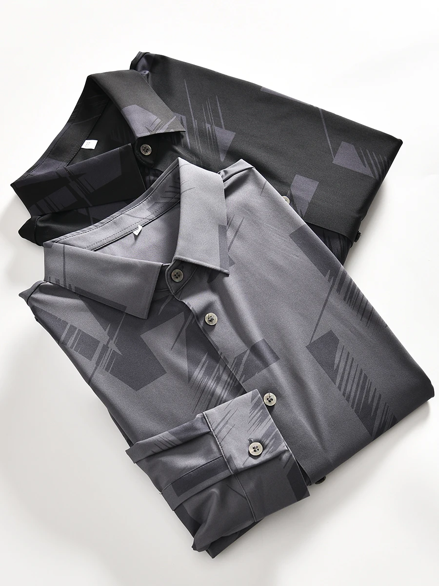 Laser Cutting Seamless Glue Ice Silk Quick Dry Casual Long Sleeve Shirt for Men Fashionable Breathable Spring Summer Shirt
Laser Cutting Seamless Glue Ice Silk Quick Dry Casual Long Sleeve Shirt for Men Fashionable Breathable Spring Summer Shirt