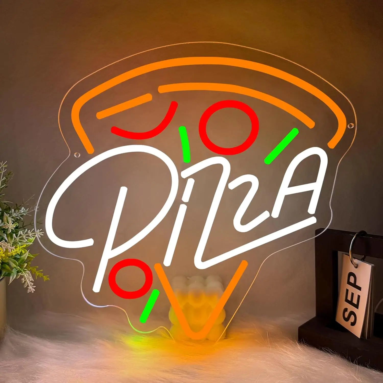 Pizza Neon Sign USB Powered LED Neon Light for Kitchen Bar Cafe Shop Restaurant Decoration Gift Business Art Wall Light
Pizza Neon Sign USB Powered LED Neon Light for Kitchen Bar Cafe Shop Restaurant Decoration Gift Business Art Wall Light