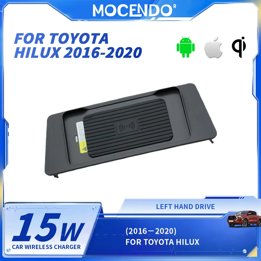 Wireless Charger For Toyota Hilux 2016-2020 LHD Mobile Phone Fast Charging Plate 15W Car QI Holder Panel Wireless
Wireless Charger For Toyota Hilux 2016-2020 LHD Mobile Phone Fast Charging Plate 15W Car QI Holder Panel Wireless