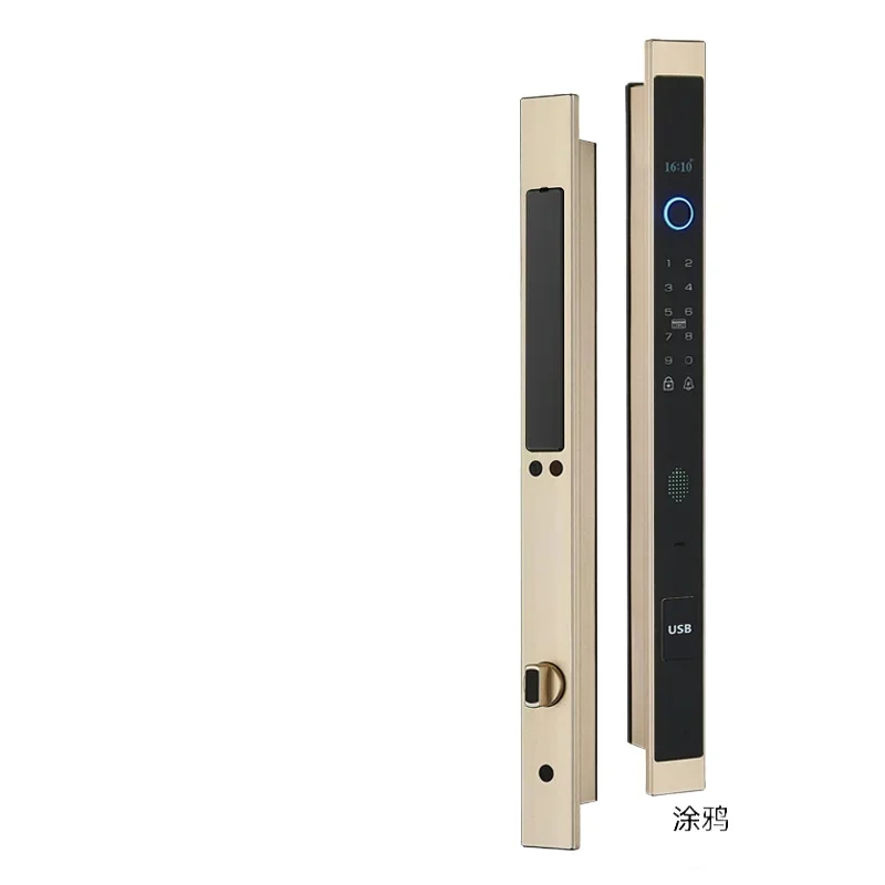 Facial automatic sliding door password lock bridge aluminum heavy-duty sliding door KFC narrow frame door
Facial automatic sliding door password lock bridge aluminum heavy-duty sliding door KFC narrow frame door