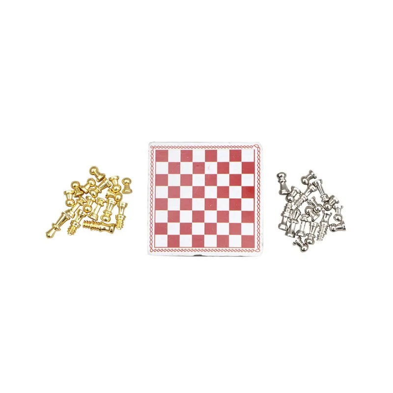 1:12 Dollhouse Miniature Chess Set - Tiny Play Food Accessories for Figurine Scene Model
1:12 Dollhouse Miniature Chess Set - Tiny Play Food Accessories for Figurine Scene Model