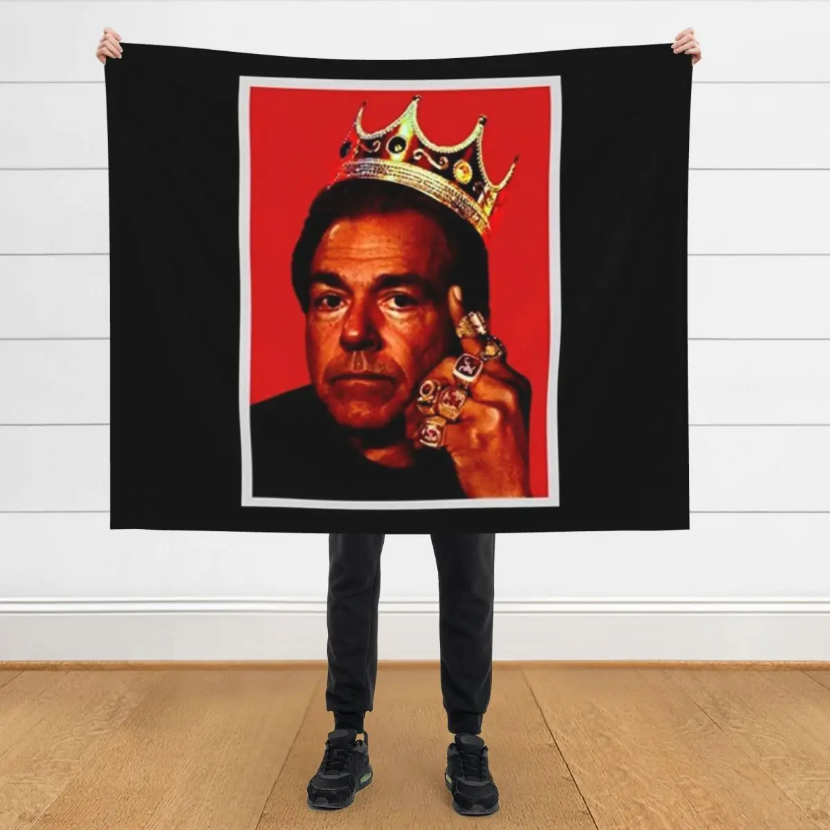 Nick Saban Rings Throw Blanket Custom For Decorative Sofa christmas gifts Blankets
Nick Saban Rings Throw Blanket Custom For Decorative Sofa christmas gifts Blankets