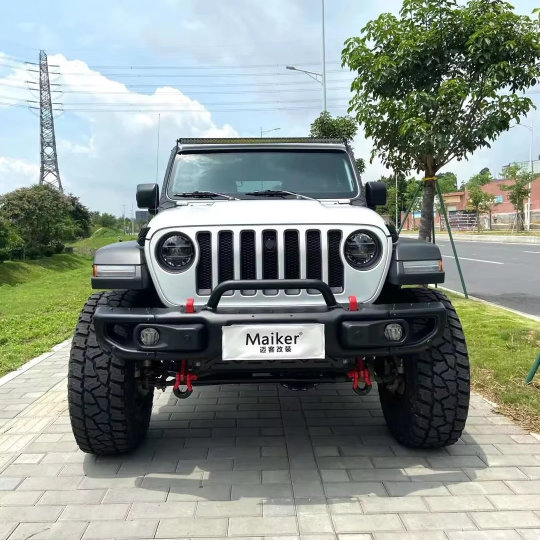 Алюминиевый передний бампер Maiker, защита переднего бампера для Jeep Wrangler JL, аксессуары Maiker, производитель
Алюминиевый передний бампер Maiker, защита переднего бампера для Jeep Wrangler JL, аксессуары Maiker, производитель