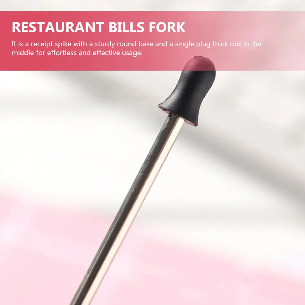 2Pcs Metal Receipt Holder Paper Spike Desk Bill Fork Sturdy Base Memo Note Organizer Ticket Stabber for Restaurant Office Bank
2Pcs Metal Receipt Holder Paper Spike Desk Bill Fork Sturdy Base Memo Note Organizer Ticket Stabber for Restaurant Office Bank