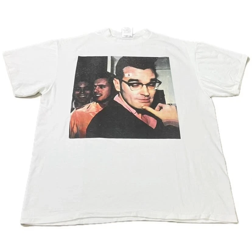 Vintage 1992 Morrissey The Smiths Band USA 90s TOUR Rare T-Shirt American T-shirt Men's Street Short Sleeve Women Cotton Top
Vintage 1992 Morrissey The Smiths Band USA 90s TOUR Rare T-Shirt American T-shirt Men's Street Short Sleeve Women Cotton Top