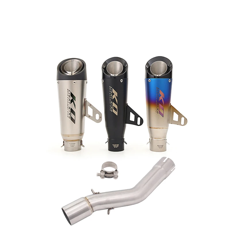 51MM Motorcycle Exhaust System Slip On Muffled Tail Pipe Mid Link Tube Stainless Steel DB Killer For Voge LX500R
51MM Motorcycle Exhaust System Slip On Muffled Tail Pipe Mid Link Tube Stainless Steel DB Killer For Voge LX500R
