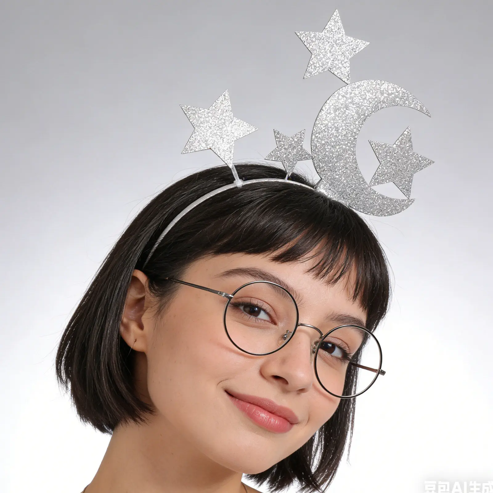 6Pcs Moon Headbands Silver Sparkly Sequin Glitter Party Hairbands for Girls Women Dance Festival Hair
6Pcs Moon Headbands Silver Sparkly Sequin Glitter Party Hairbands for Girls Women Dance Festival Hair