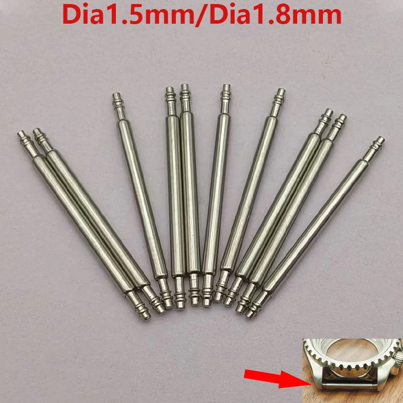 10/20PCS Dia 1.5mm/1.8mm Spring Bars Strap Link Pins Fit 14mm 16mm 18mm 19mm 20mm 21mm 22mm 24mm 26mm 28mm Watch Band Spring Bar
10/20PCS Dia 1.5mm/1.8mm Spring Bars Strap Link Pins Fit 14mm 16mm 18mm 19mm 20mm 21mm 22mm 24mm 26mm 28mm Watch Band Spring Bar