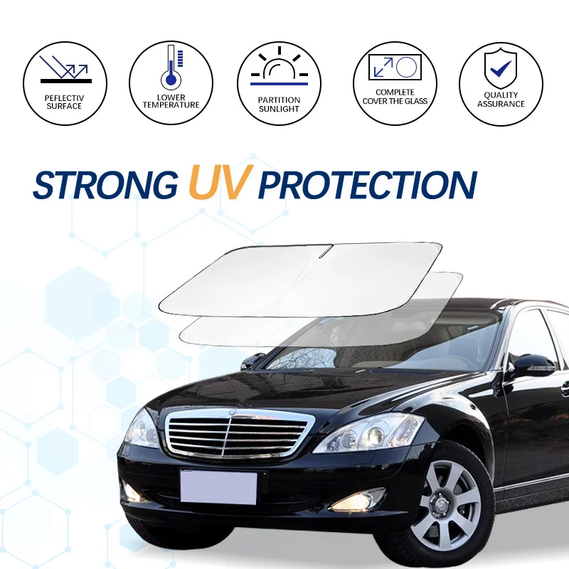 Car Windshield Sun Shade For Mercedes Benz S class Sunshade Summer Visor Protector Foldable Blocks UV Rays Protection Accessorie
Car Windshield Sun Shade For Mercedes Benz S class Sunshade Summer Visor Protector Foldable Blocks UV Rays Protection Accessorie
