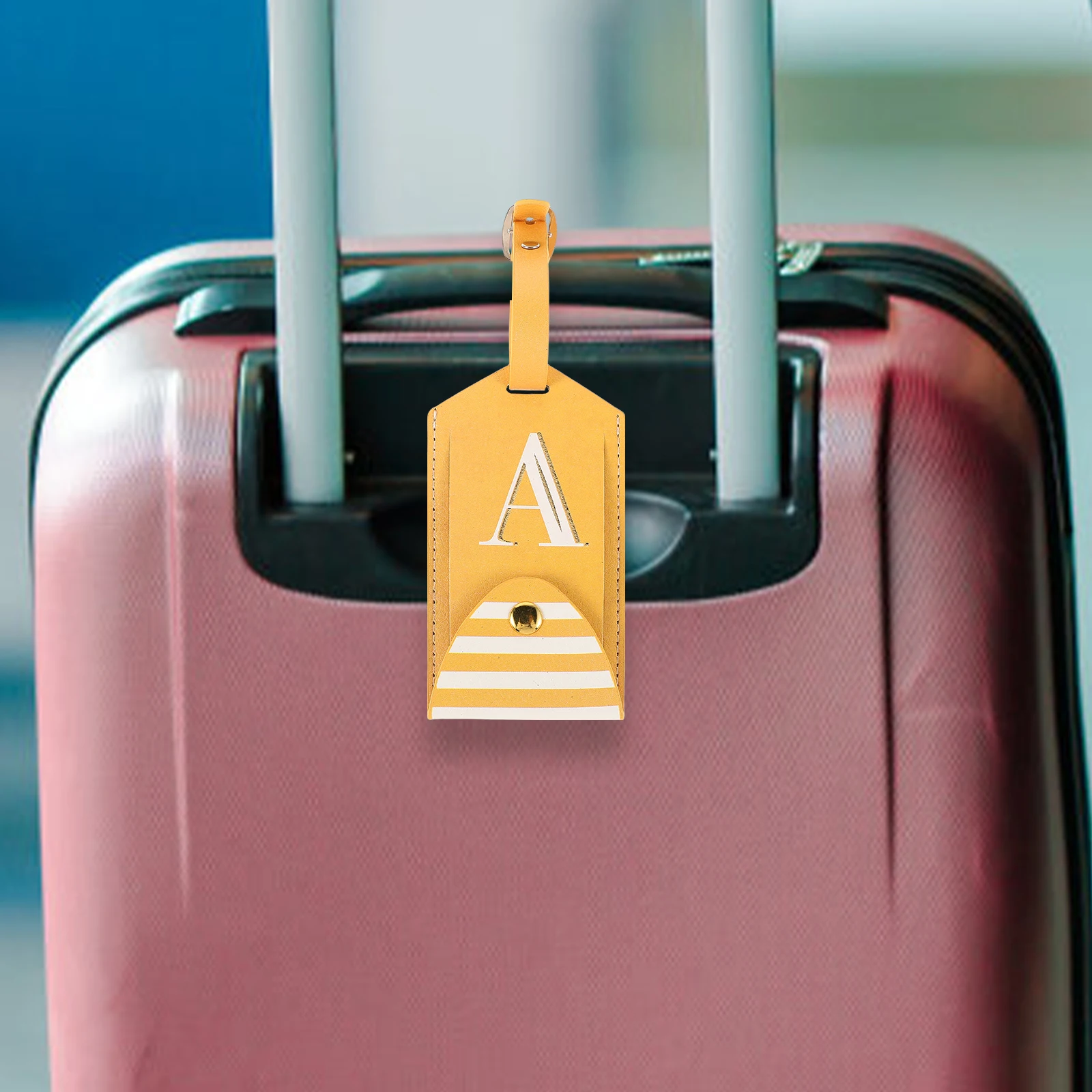 Luggage Tag Custom PU Travel Accessories Orange Color Durable Waterproof Suitcase Tags Boarding Pass Holder Flap Cover
Luggage Tag Custom PU Travel Accessories Orange Color Durable Waterproof Suitcase Tags Boarding Pass Holder Flap Cover