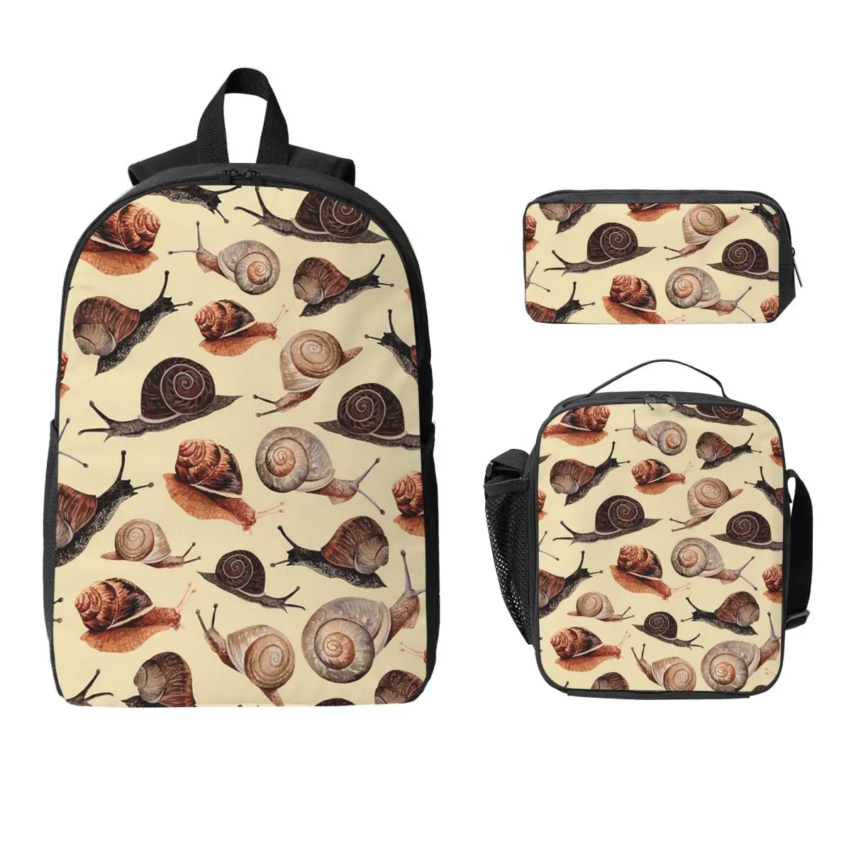 A Slew Of Snails Backpack Student Boys Girls BookBag School Bag Computer Shoulder Bags 3ps Insulated Lunch Bag Pencil Case
A Slew Of Snails Backpack Student Boys Girls BookBag School Bag Computer Shoulder Bags 3ps Insulated Lunch Bag Pencil Case