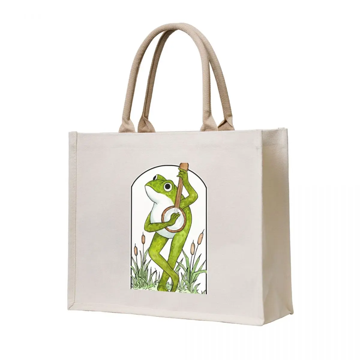 Banjo Frog \t 1\t Tote Bag Women bags reusable shopping bag cloth bag woman canvas tote
Banjo Frog \t 1\t Tote Bag Women bags reusable shopping bag cloth bag woman canvas tote