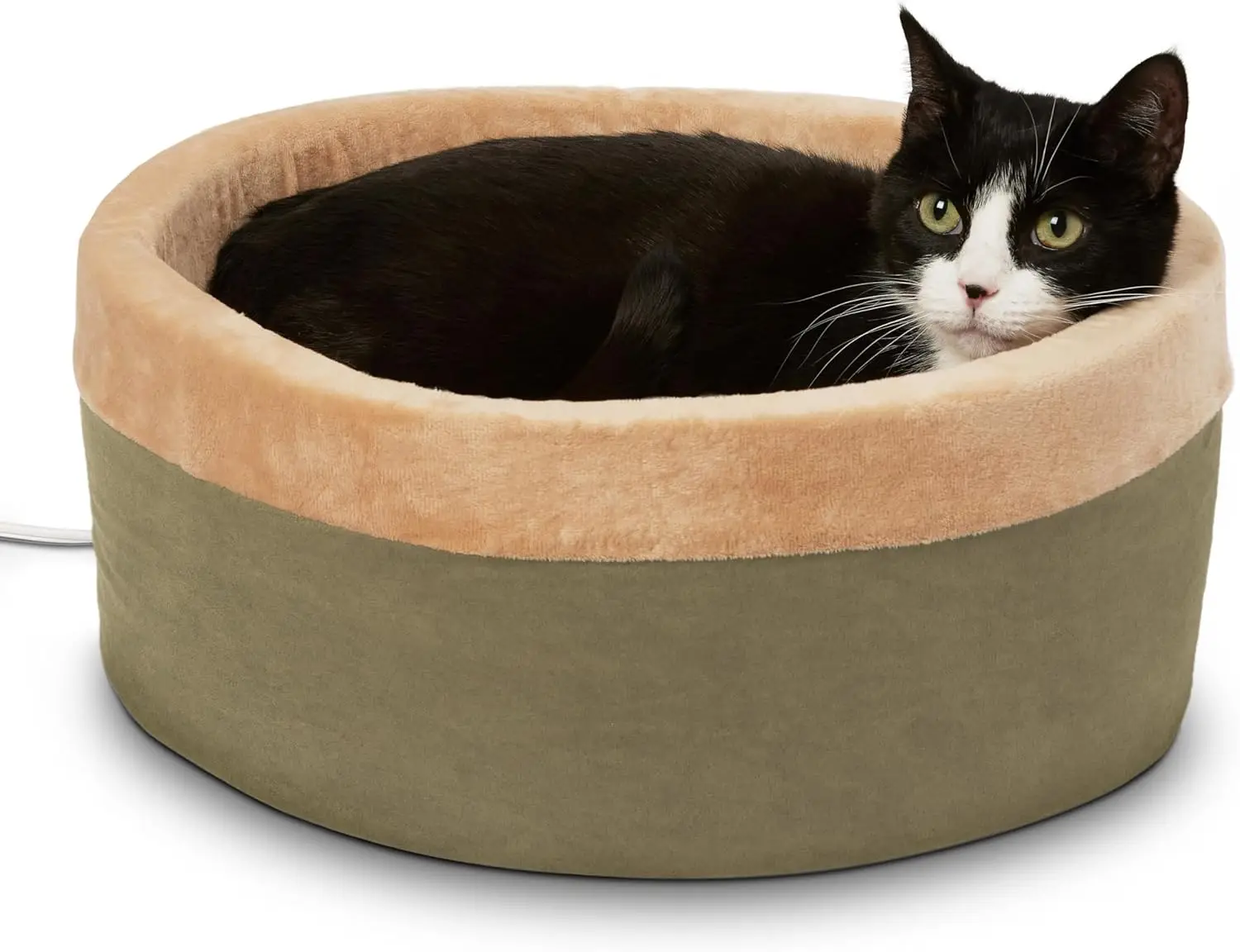 Thermo-Kitty Bed Heated Cat Beds For Indoor Cats & Dogs, Calming Warming Pillow Pet Bed, Hine Washable, Removable Heater,
Thermo-Kitty Bed Heated Cat Beds For Indoor Cats & Dogs, Calming Warming Pillow Pet Bed, Hine Washable, Removable Heater,