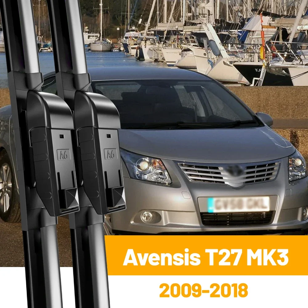 Wiper Blades For Toyota Avensis T27 MK3 2009 - 2018 Front Wiper Car Windshield Windows Cutter Windscreen Brushes 2010 2012 2016
Wiper Blades For Toyota Avensis T27 MK3 2009 - 2018 Front Wiper Car Windshield Windows Cutter Windscreen Brushes 2010 2012 2016