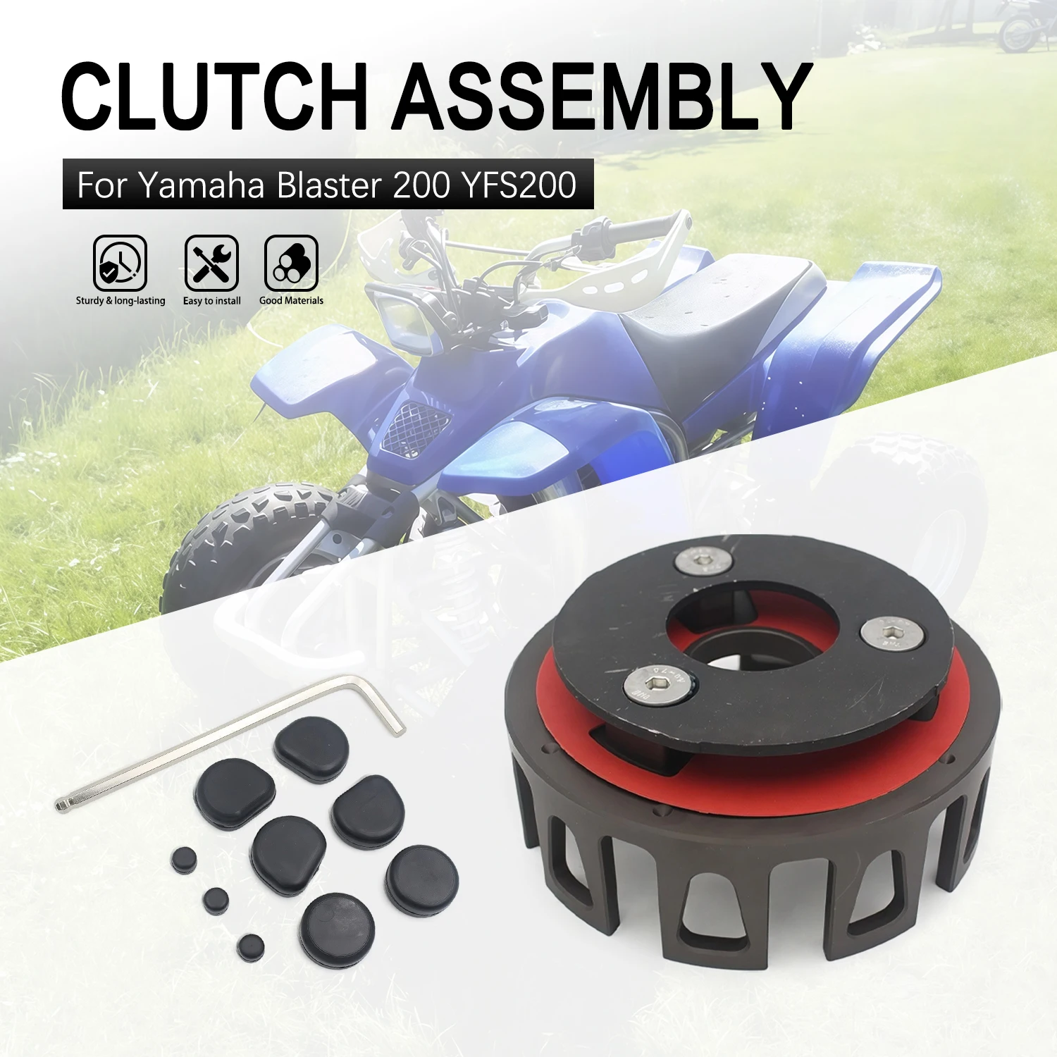 CNC Billet Heavy Duty Clutch Basket Kit Motorcycle Parts For Yamaha Blaster 200 YFS200 1988-2006 YFS200SE Special Edition 2006
CNC Billet Heavy Duty Clutch Basket Kit Motorcycle Parts For Yamaha Blaster 200 YFS200 1988-2006 YFS200SE Special Edition 2006