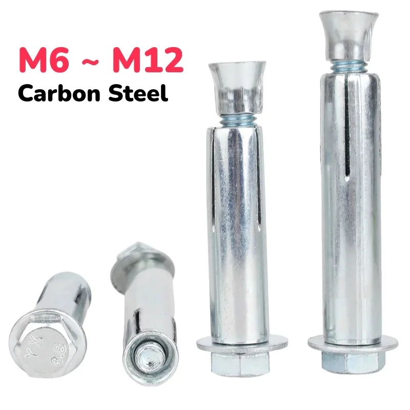 M6 M8 M10 M12 Carbon Steel Galvanised Hexagon Head Expansion Bolts Flush-Mounted Expansion Screws
M6 M8 M10 M12 Carbon Steel Galvanised Hexagon Head Expansion Bolts Flush-Mounted Expansion Screws