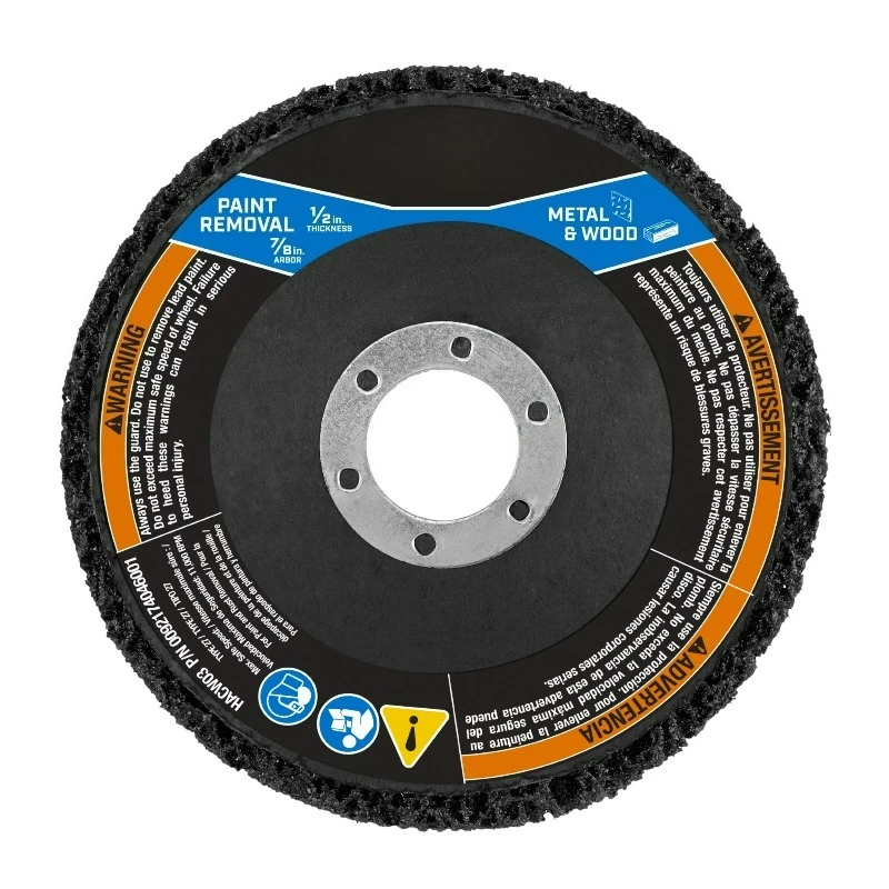 4 1/2-inch Paint Removal Grinding Wheel
4 1/2-inch Paint Removal Grinding Wheel