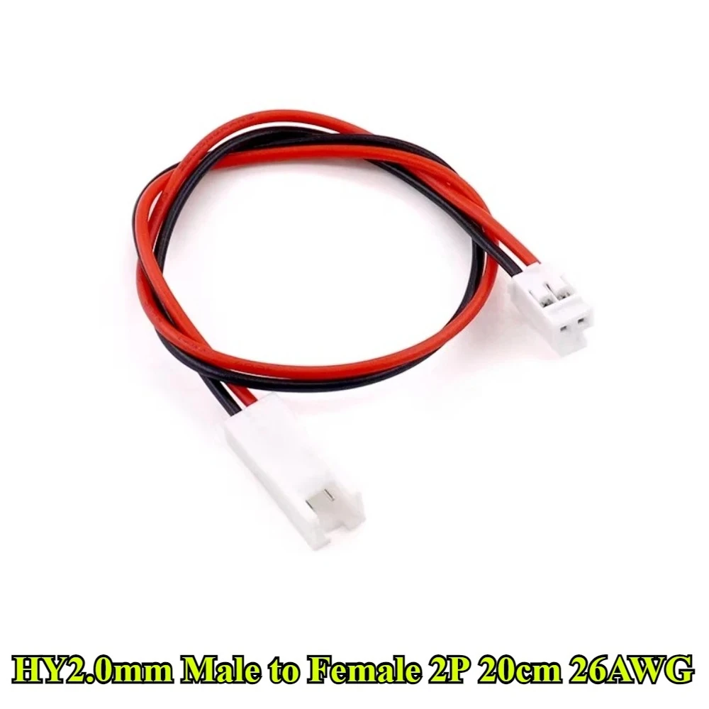 20Pcs/lot HY2.0mm Male Head To Female Head 2P/3P/4P/5P/6P With Lock Buckle Terminal Wire 20CM 26AWG Electronic Wire Connector
20Pcs/lot HY2.0mm Male Head To Female Head 2P/3P/4P/5P/6P With Lock Buckle Terminal Wire 20CM 26AWG Electronic Wire Connector