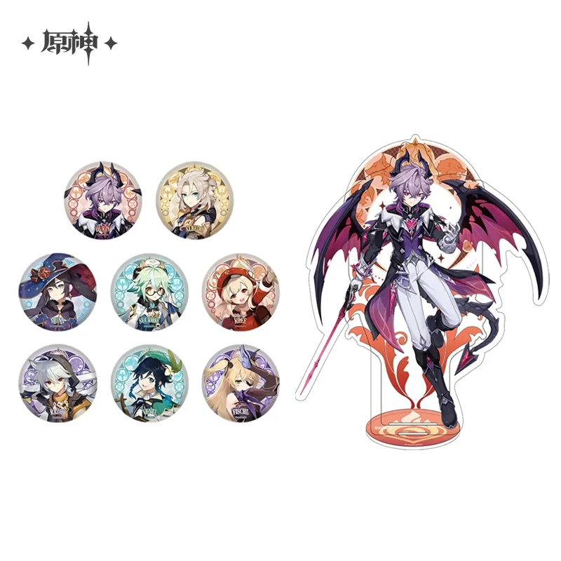 Официальный товар Sunsyea Genshin Impact miHoYo, оригинальный Mondstadt, новый значок LH, акриловая подставка Venti Albedo Klee Durin
Официальный товар Sunsyea Genshin Impact miHoYo, оригинальный Mondstadt, новый значок LH, акриловая подставка Venti Albedo Klee Durin