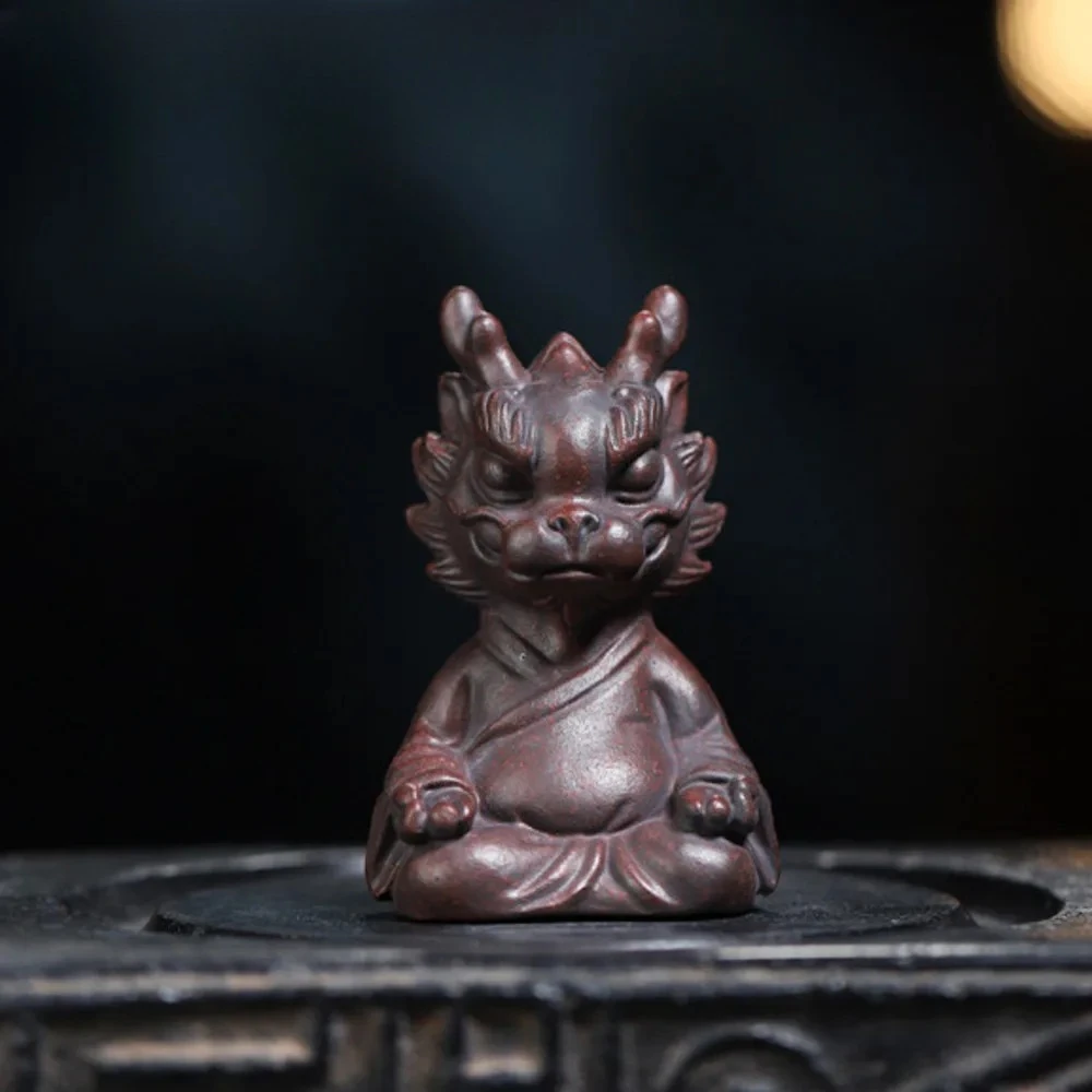 Handmade Yixing Purple Clay Tea Pet Dragon Iron Red Blood Sand Tea Figurine Play Toys Lucky Model Cafes Supplies Ornaments Decor
Handmade Yixing Purple Clay Tea Pet Dragon Iron Red Blood Sand Tea Figurine Play Toys Lucky Model Cafes Supplies Ornaments Decor