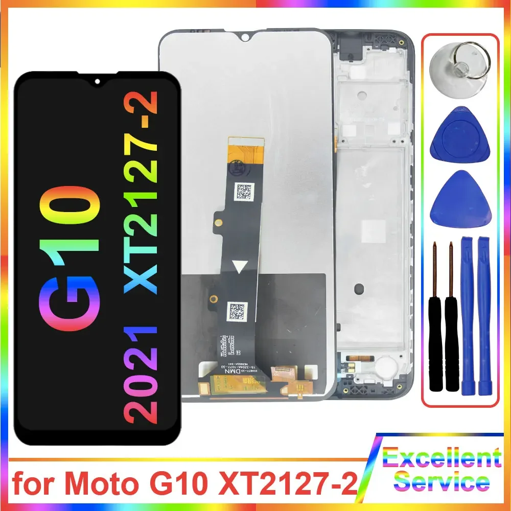 6,5-дюймовый ЖК-дисплей для Motorola Moto G10 2021 XT2127-2, сменный ЖК-дисплей с сенсорным экраном в сборе для Moto G10 XT2127-2, ЖК-дисплей с рамкой
6,5-дюймовый ЖК-дисплей для Motorola Moto G10 2021 XT2127-2, сменный ЖК-дисплей с сенсорным экраном в сборе для Moto G10 XT2127-2, ЖК-дисплей с рамкой