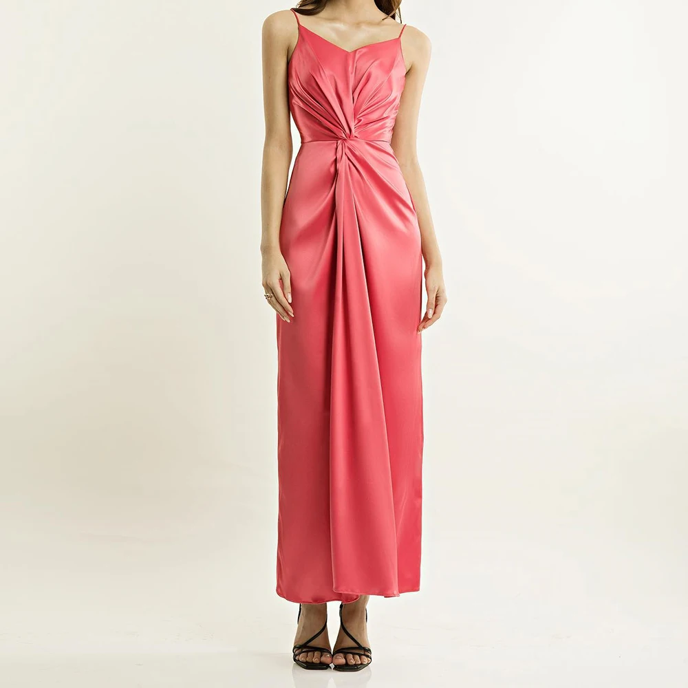 Customized Modern V-Neck Spaghetti Straps Spaghetti Straps Evening Dress Fashion Straight Pleats Evening Dress платье вечернее
Customized Modern V-Neck Spaghetti Straps Spaghetti Straps Evening Dress Fashion Straight Pleats Evening Dress платье вечернее