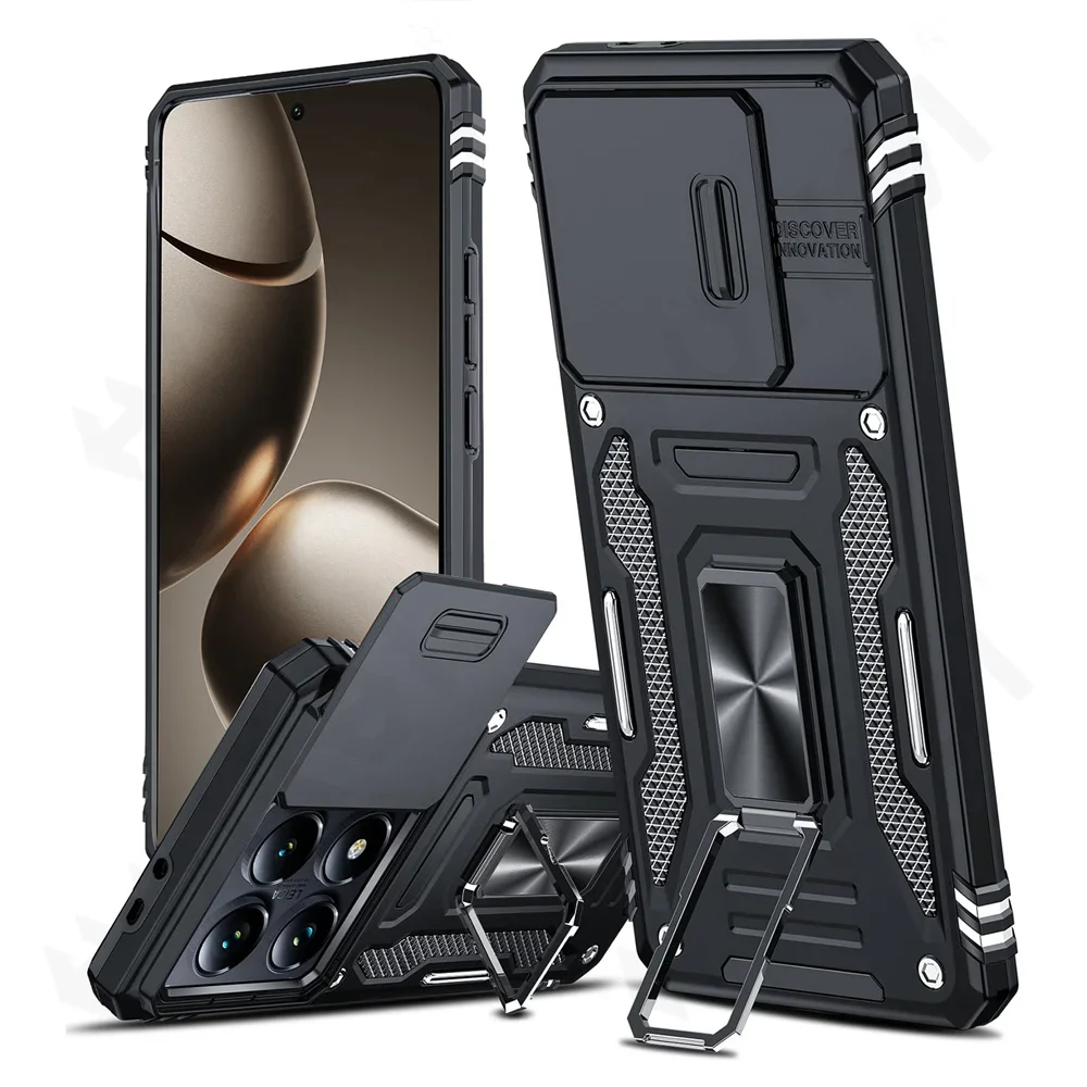 Case For Xiaomi 14T Pro Redmi 14C Note 13 Pro 4G 5G Stand Armor Anti-fall Slide Camera Protection Kickstand Ring Stand Cover
Case For Xiaomi 14T Pro Redmi 14C Note 13 Pro 4G 5G Stand Armor Anti-fall Slide Camera Protection Kickstand Ring Stand Cover