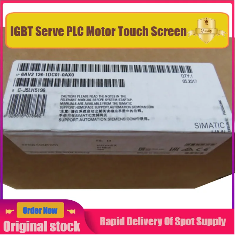 Brand new original 6AV2124-1DC01-0AX0 4-inch touch screen 6AV21241DC010AX0 spot
Brand new original 6AV2124-1DC01-0AX0 4-inch touch screen 6AV21241DC010AX0 spot