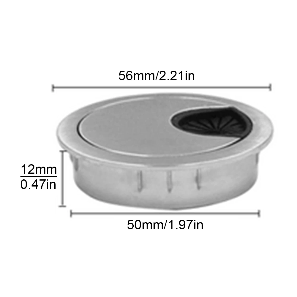 1pcs Zinc Alloy Round Table Wire Hole Covers Outlet Port PC Computer Desk Office Accessorie Cable Pass Cover Grommet Line Holder
1pcs Zinc Alloy Round Table Wire Hole Covers Outlet Port PC Computer Desk Office Accessorie Cable Pass Cover Grommet Line Holder