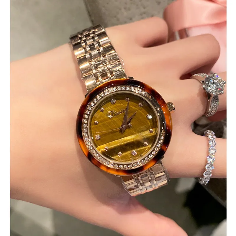 DIMINI minority watch Femininity simple watch Tiger Eye Stone gemstone casual fashion women's watch
DIMINI minority watch Femininity simple watch Tiger Eye Stone gemstone casual fashion women's watch