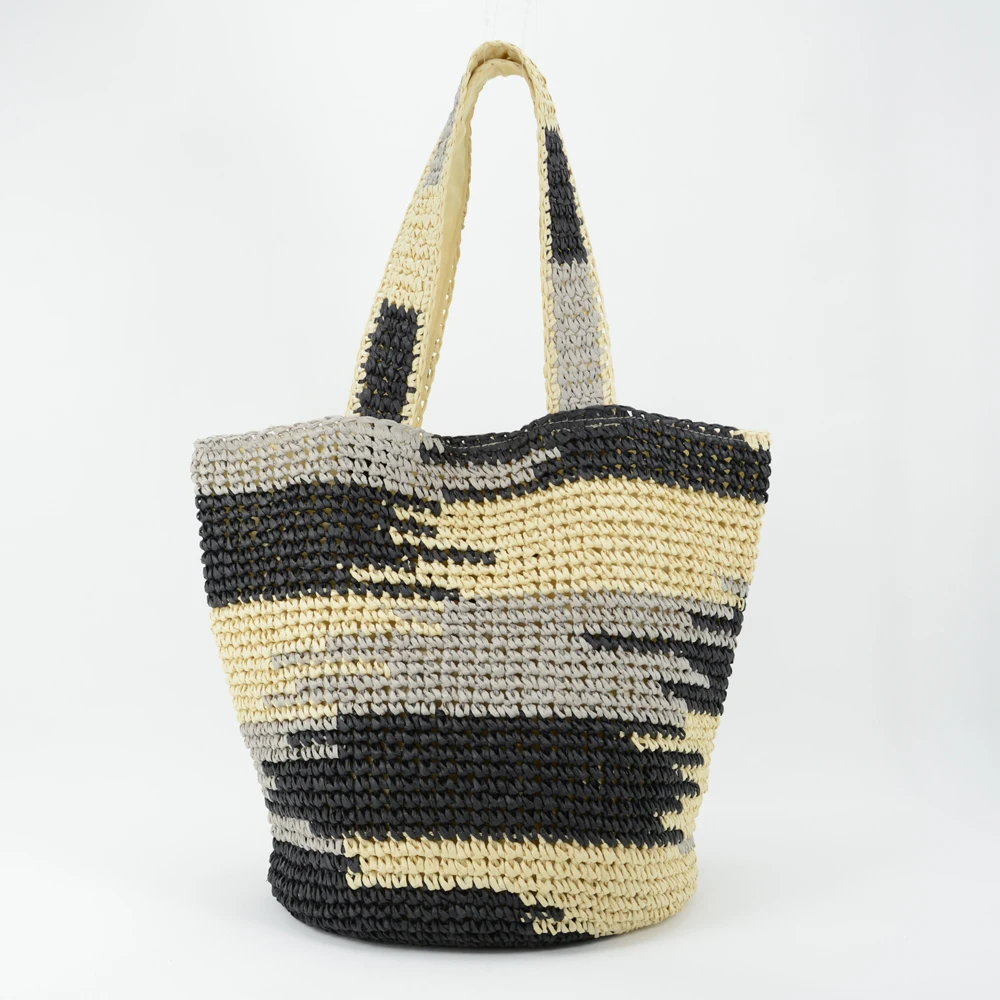 Large Capacity Designer Women Shoulder Straw Bag Handmade Woven Handbag Big Bohemia Beach Raffia Shopper Tote
Large Capacity Designer Women Shoulder Straw Bag Handmade Woven Handbag Big Bohemia Beach Raffia Shopper Tote