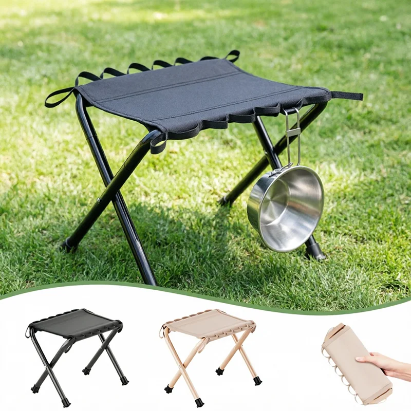 Portable Folding Camping Stool with Molle Straps Outdoor Fishing Hiking BBQ Chair Compact Folding Stool with Hanging Loops
Portable Folding Camping Stool with Molle Straps Outdoor Fishing Hiking BBQ Chair Compact Folding Stool with Hanging Loops